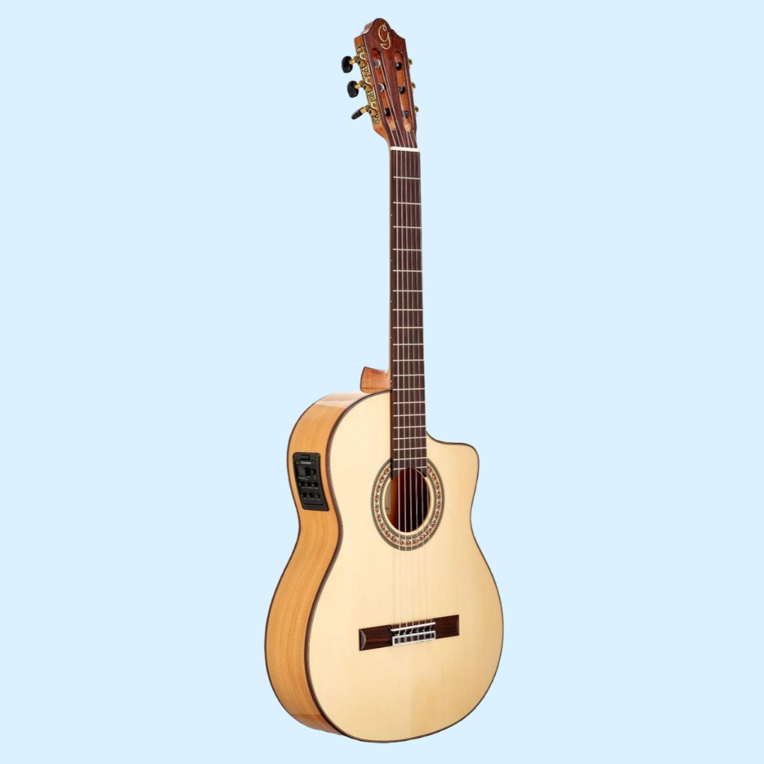 Flamenco Guitar Electro-Acoustic with Cutaway