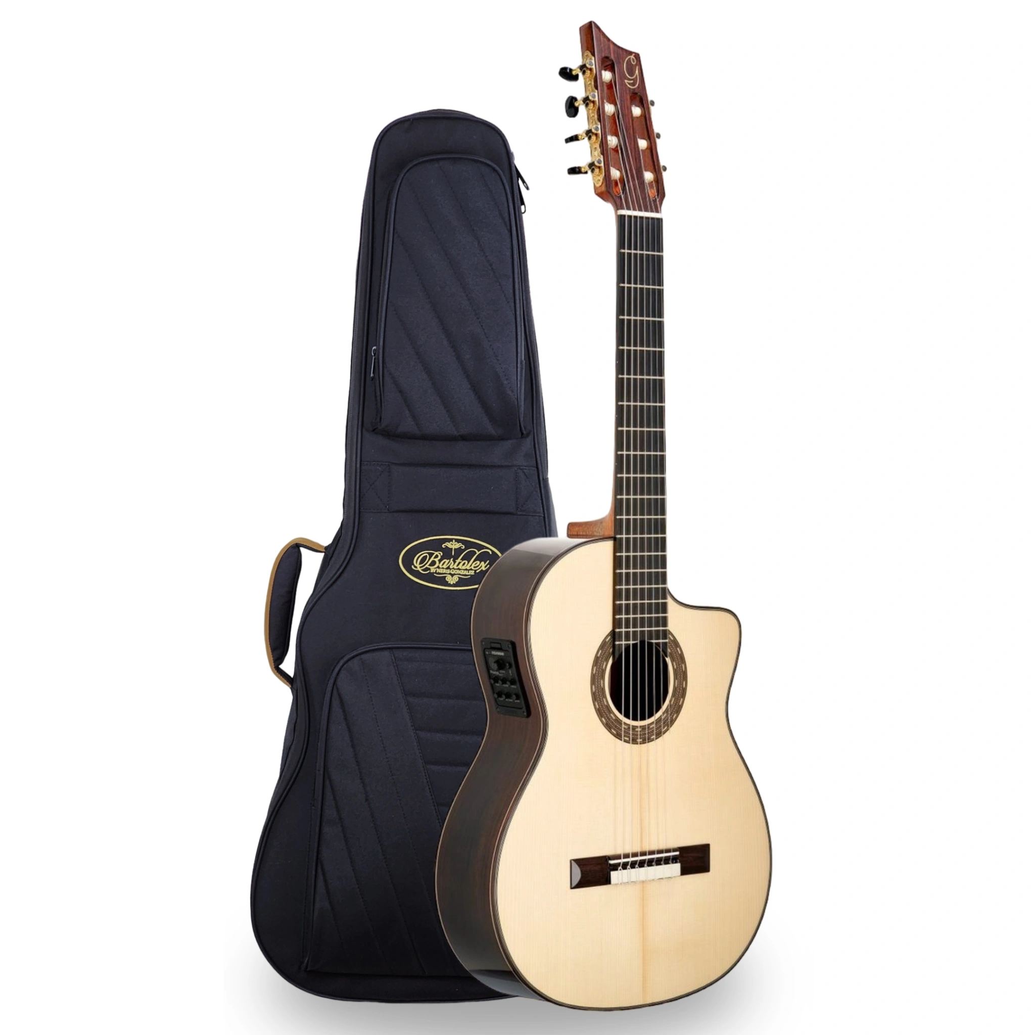 Gayetana - ATTO A77-S 7-String Classical Guitar Electro-Acoustic with Cutaway and Fishman System