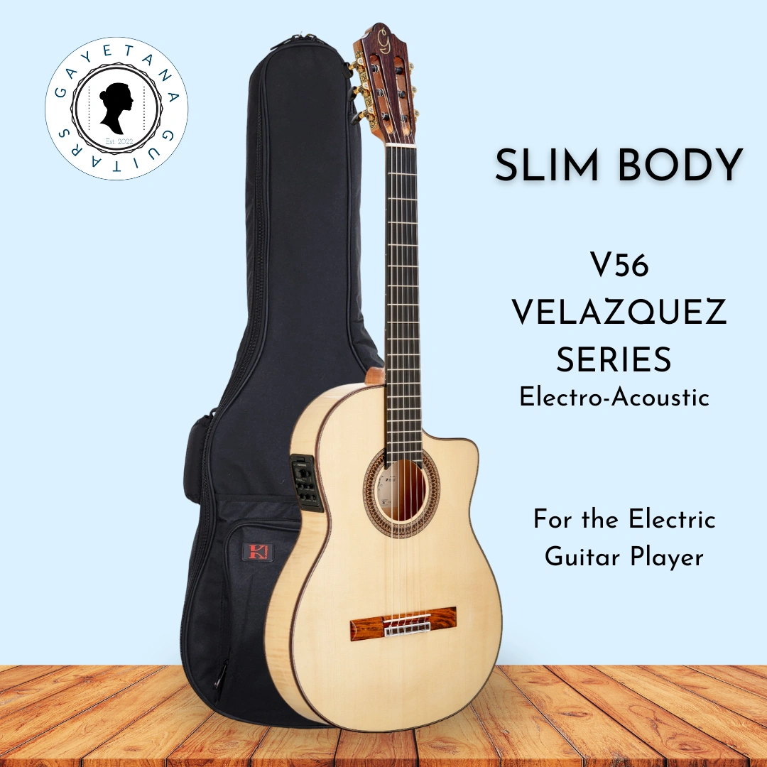 Gayetana - Velazquez V56 - Slim Classical Guitar Electro-Acoustic